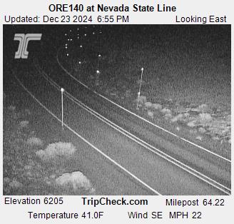 ORE140 at Nevada State Line